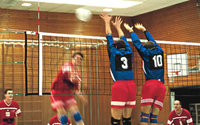 Volleyball-Turniernetz, 3 mm