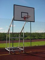 Basketballanlage fahrbar
